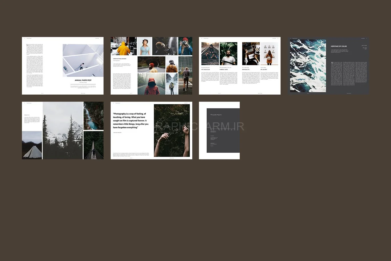 Photography Magazine Template
