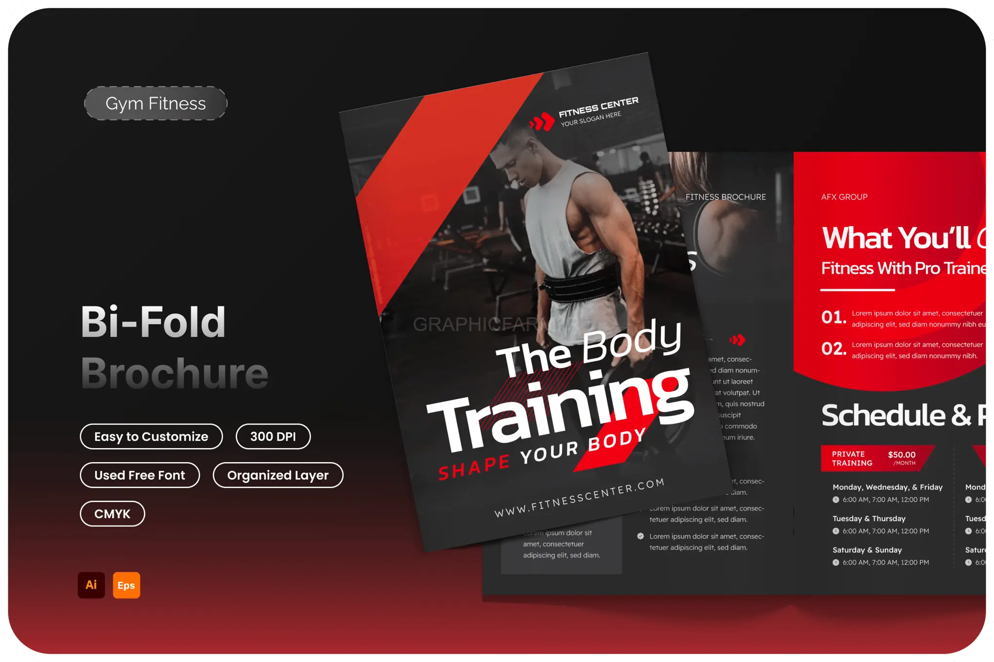 Gym Bifold Brochure