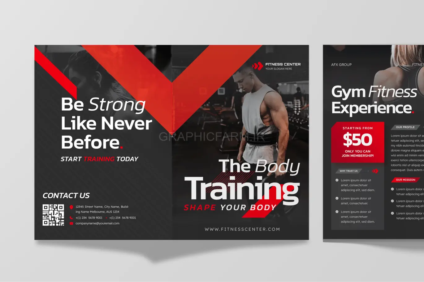 Gym Bifold Brochure