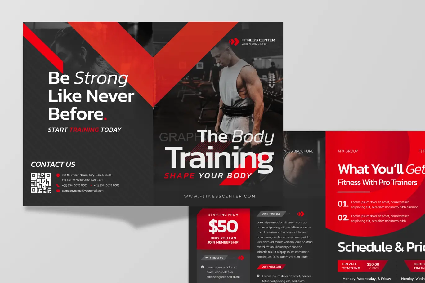 Gym Bifold Brochure