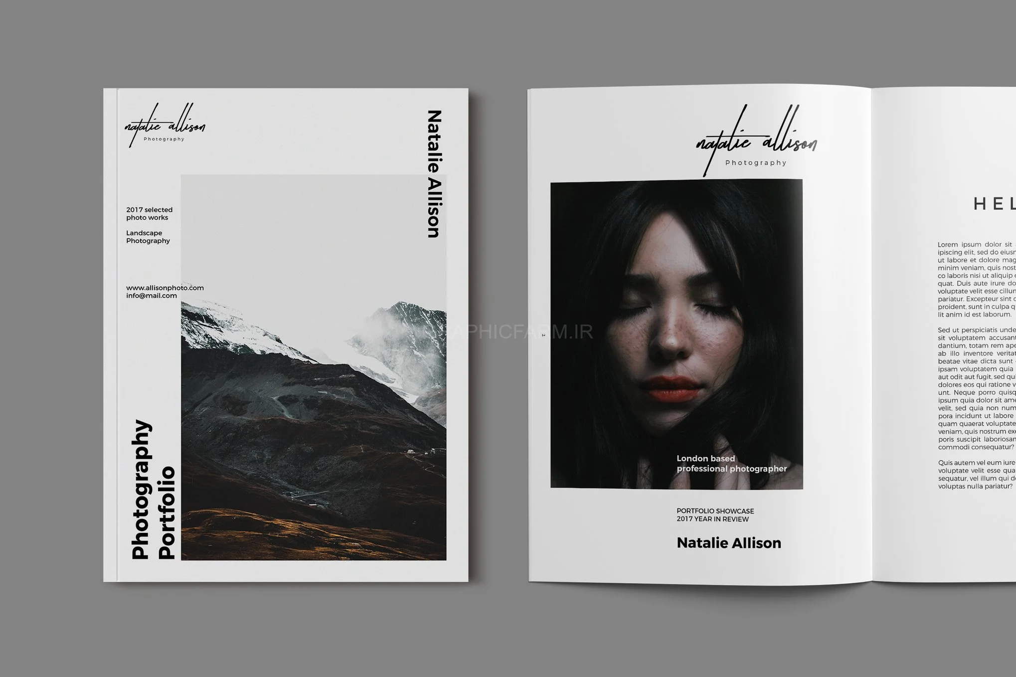 Photography Portfolio Brochure Template