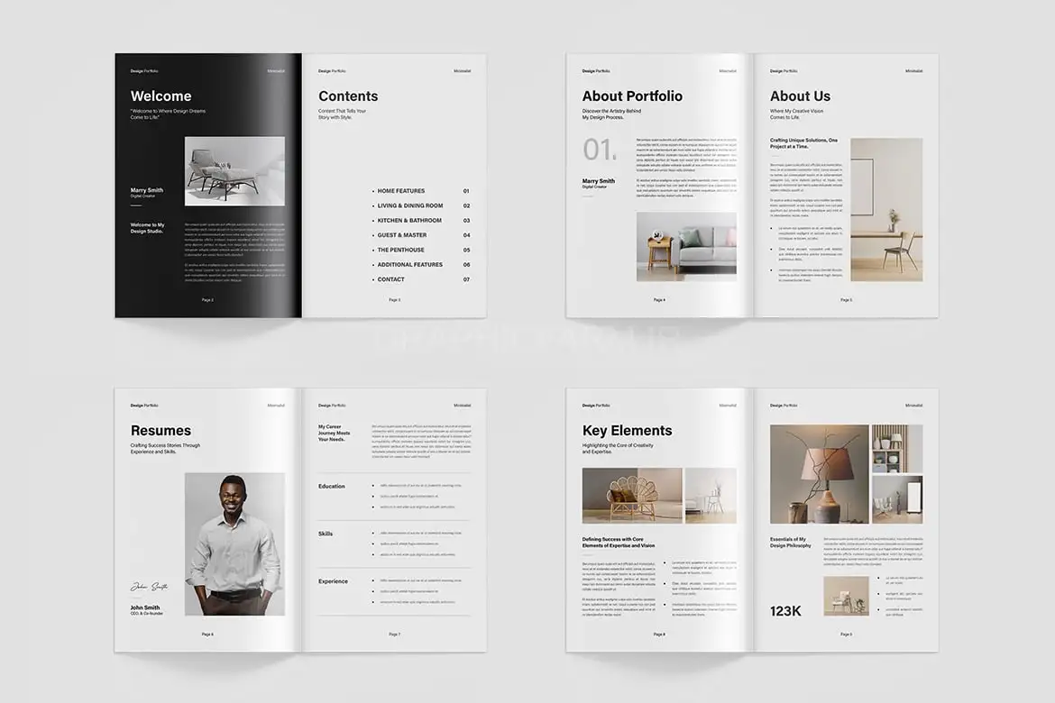 Portfolio Brochure Template