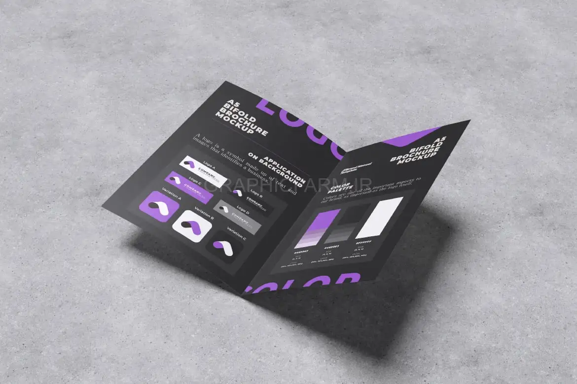 A5 Bifold Brochure Mockup