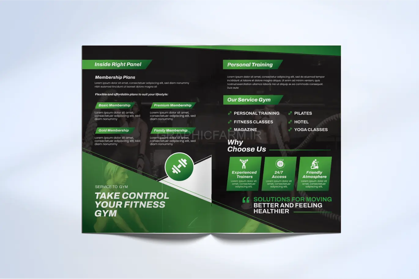 Gym Sport Bifold Brochure