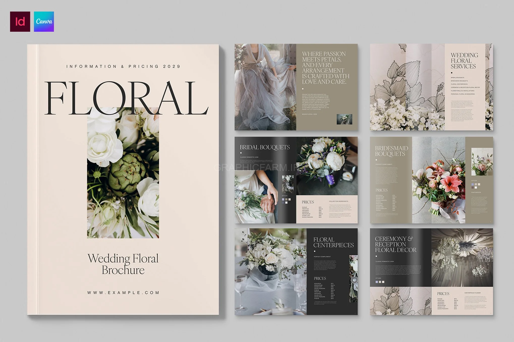 Wedding Florist Brochure