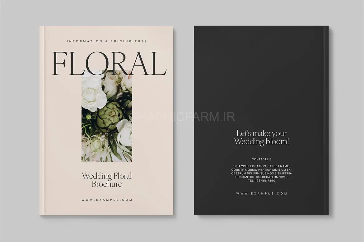 Wedding Florist Brochure