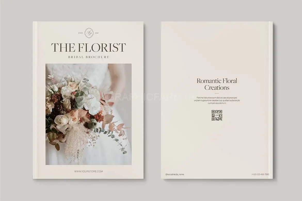 Florist Catalog & Brochure Template