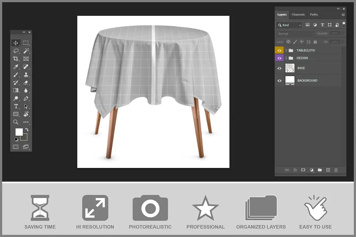 Tablecloth Mockup