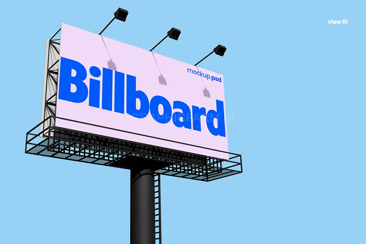 Horizontal Billboard Mockup