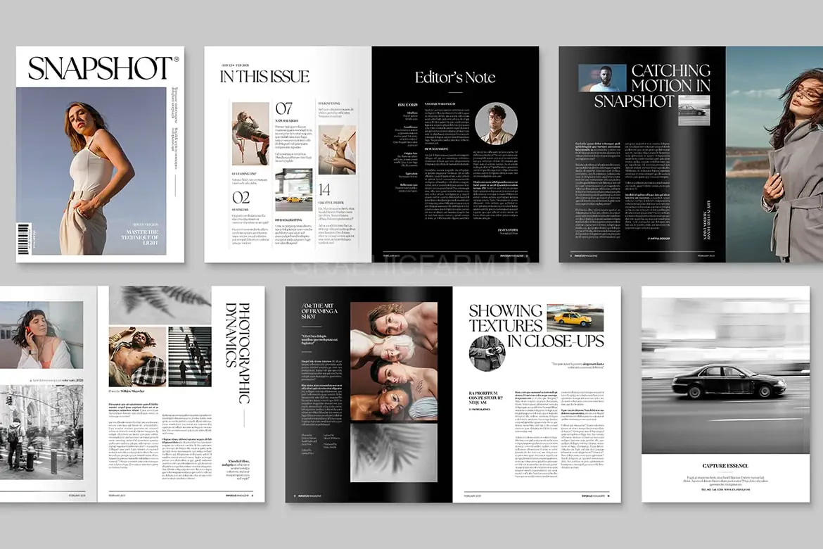 Photography Magazine Template