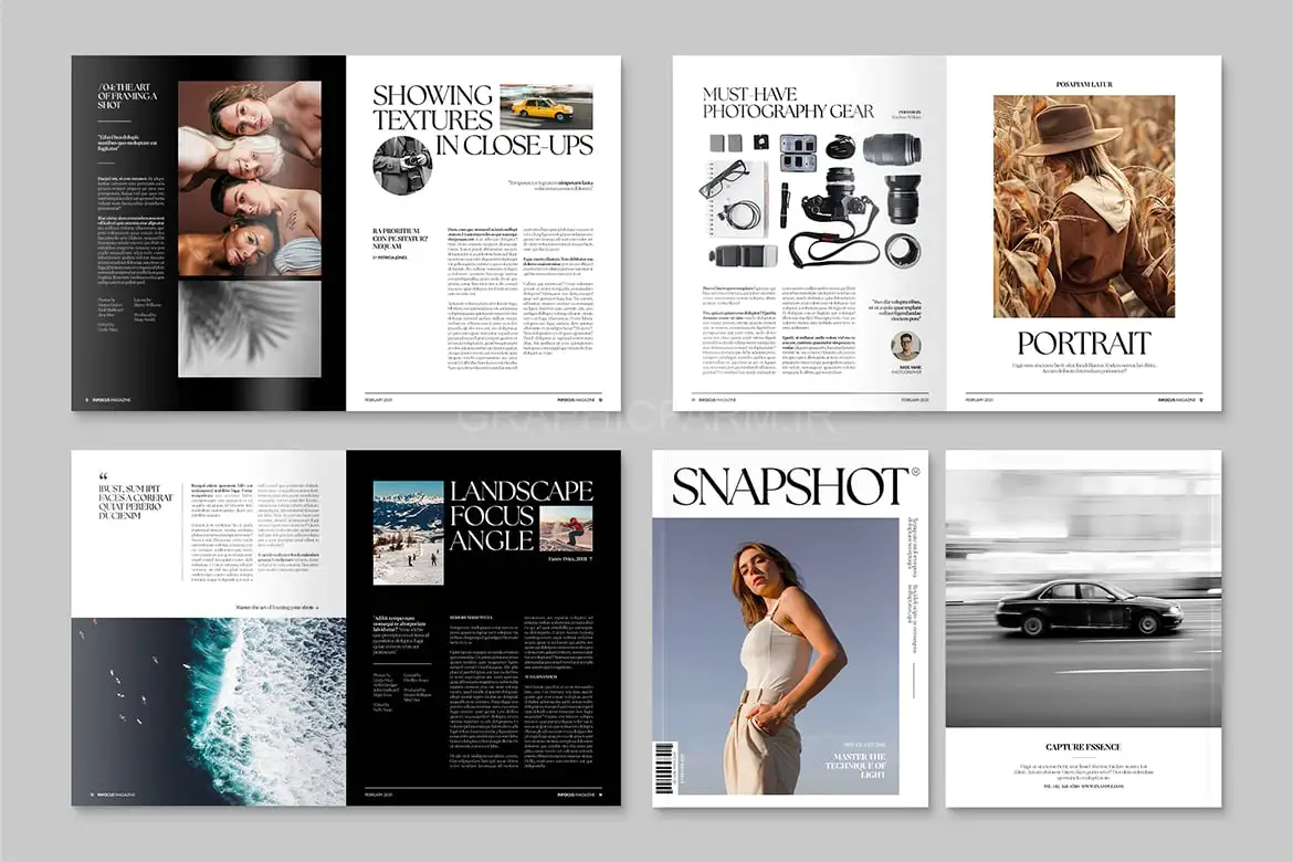 Photography Magazine Template