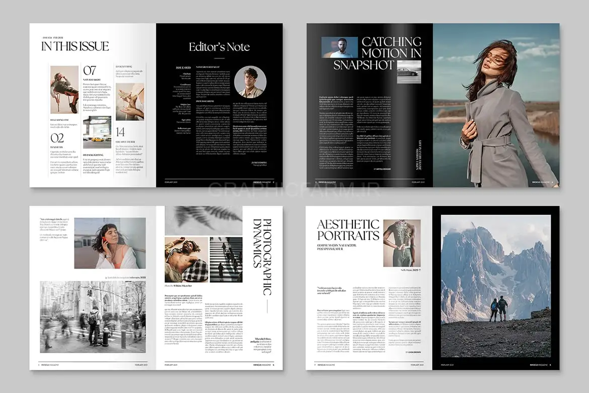 Photography Magazine Template