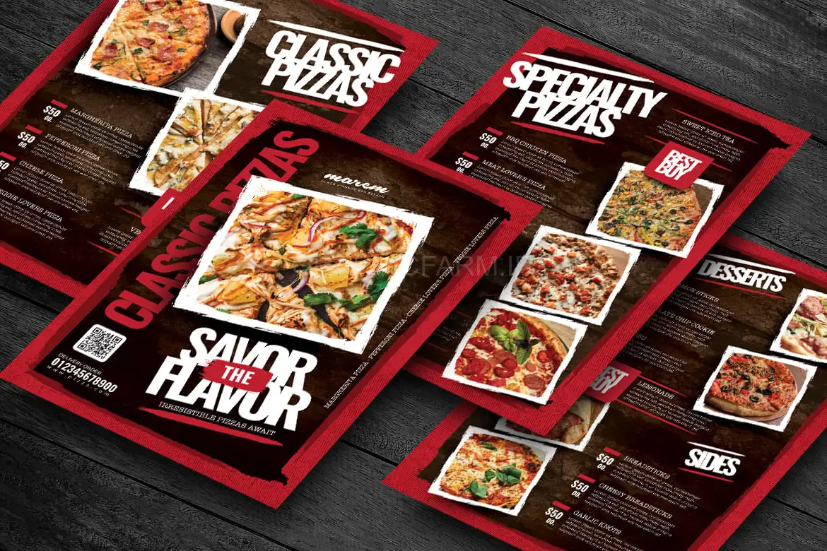 Pizza Food Menu