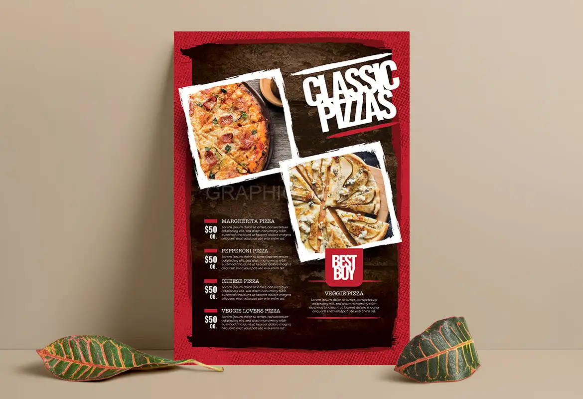 Pizza Food Menu