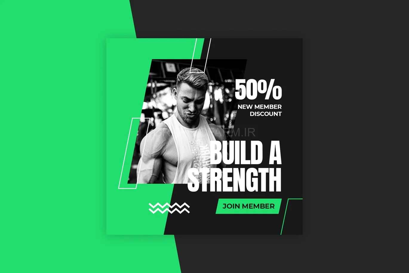 Sport Gym Instagram Post