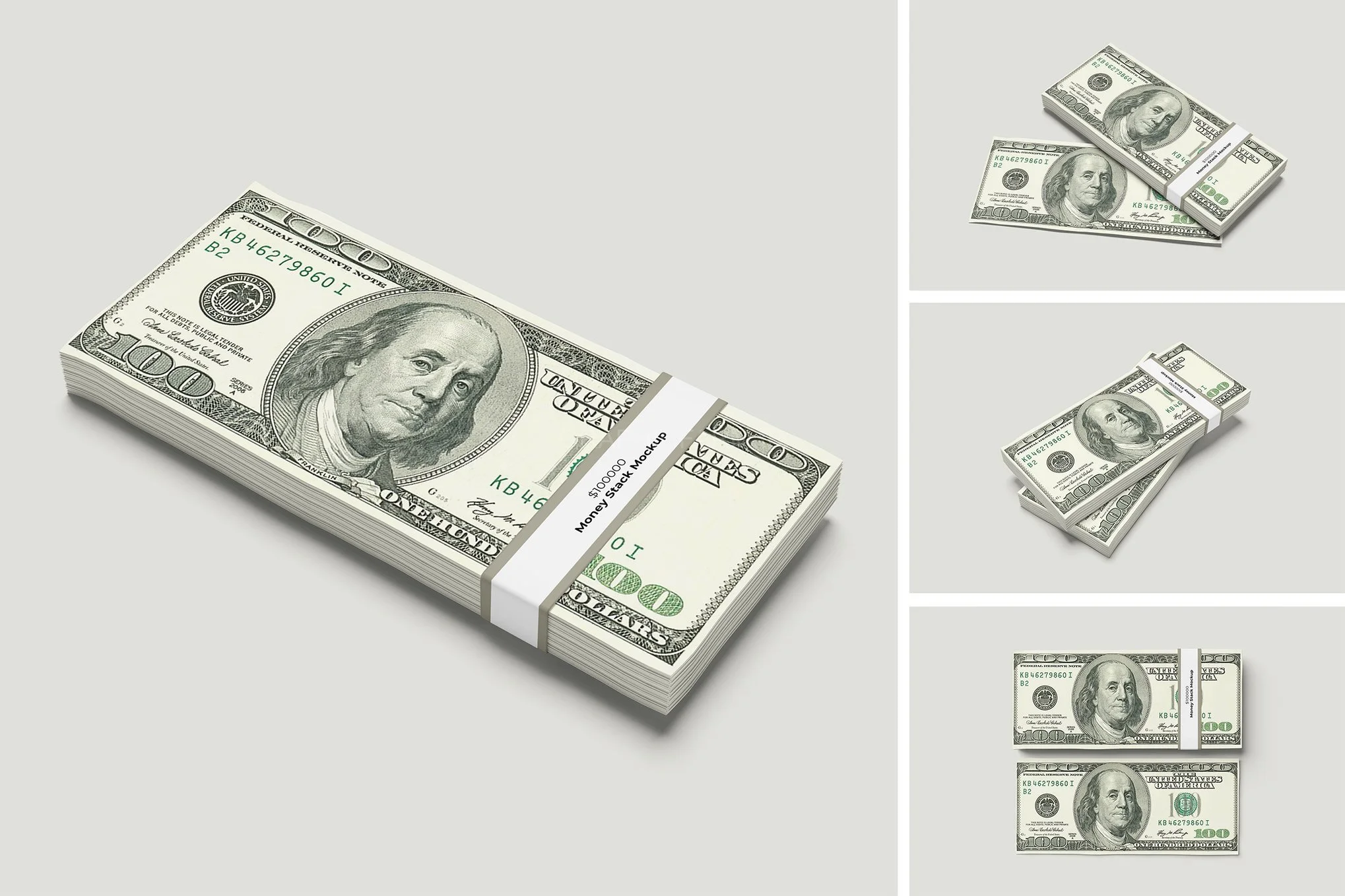 Money Stack Mockup