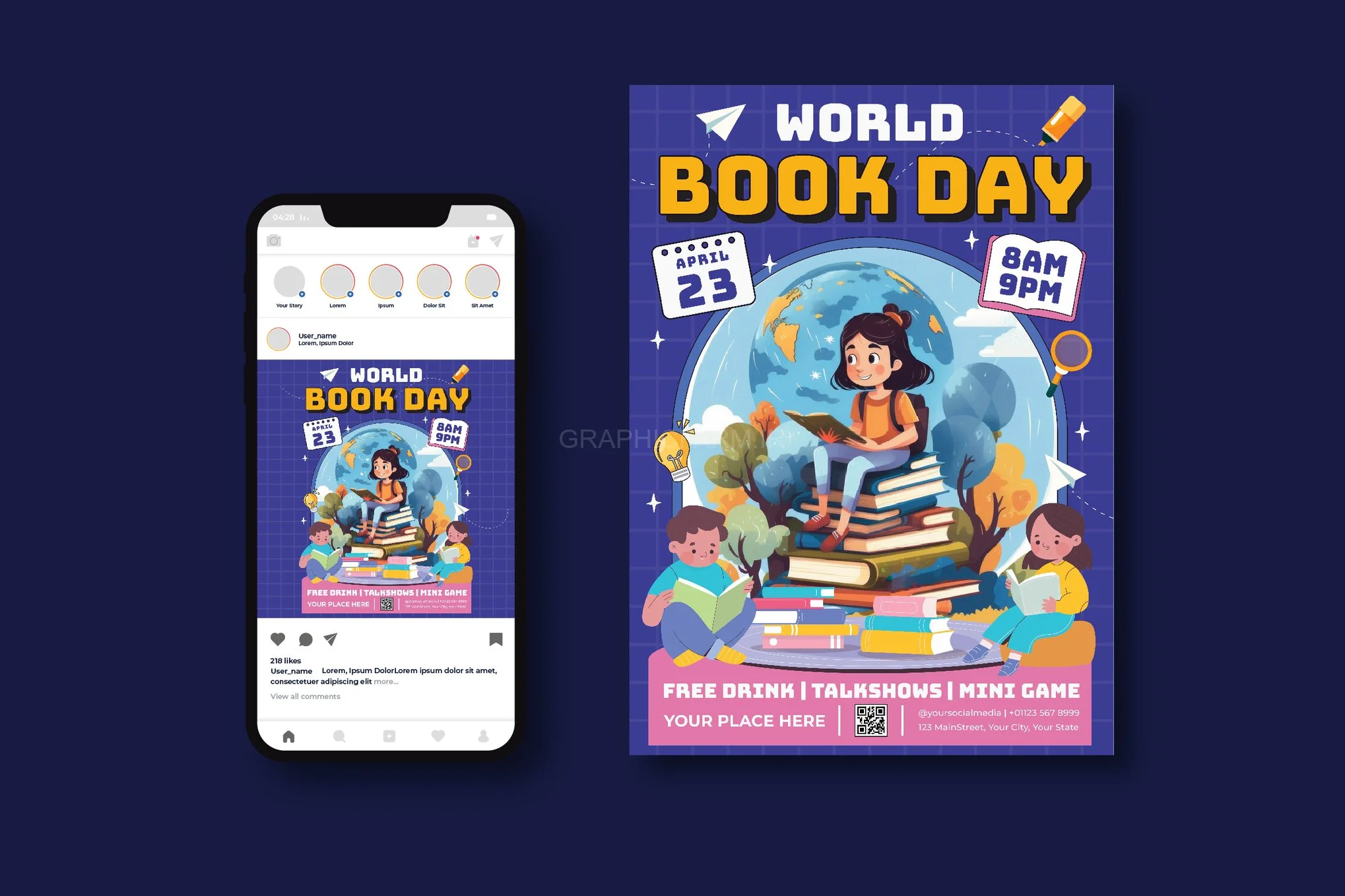 Book Day Flyer