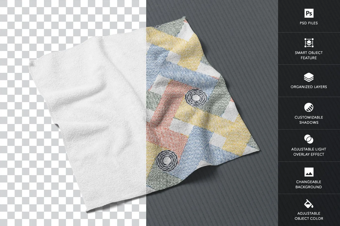 Kitchen Towel Mockup