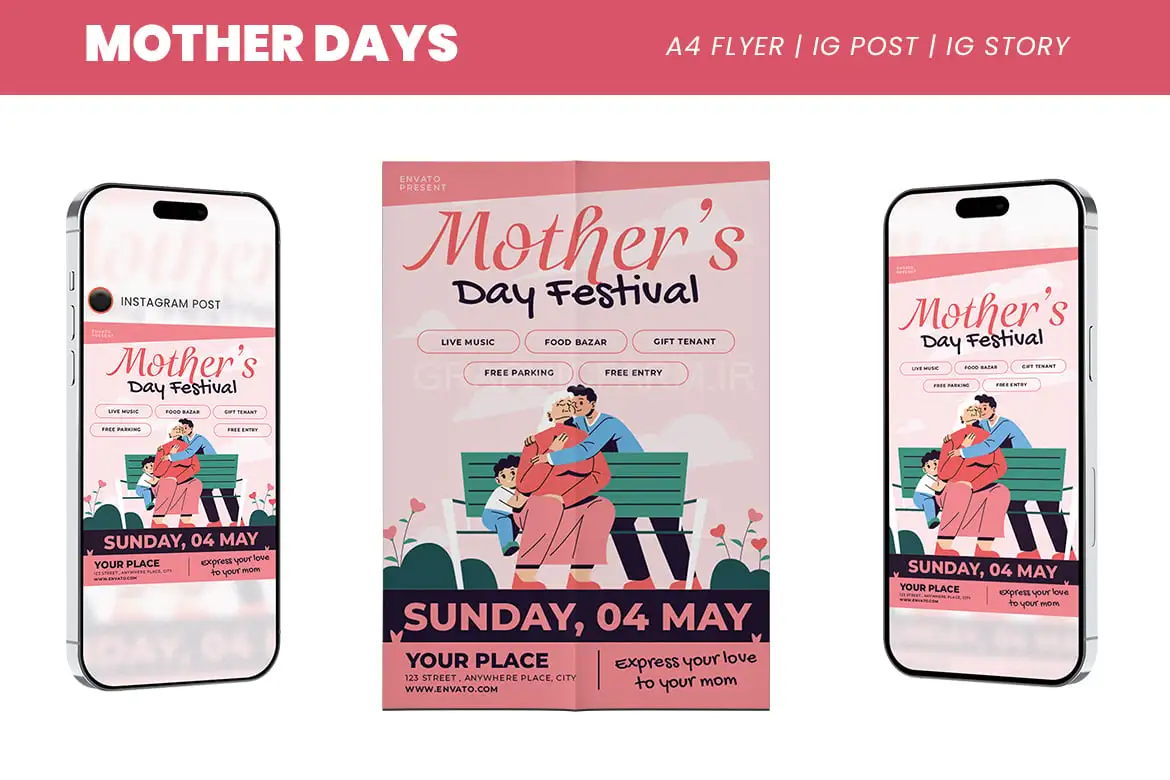 Mother Day Festival Flyer