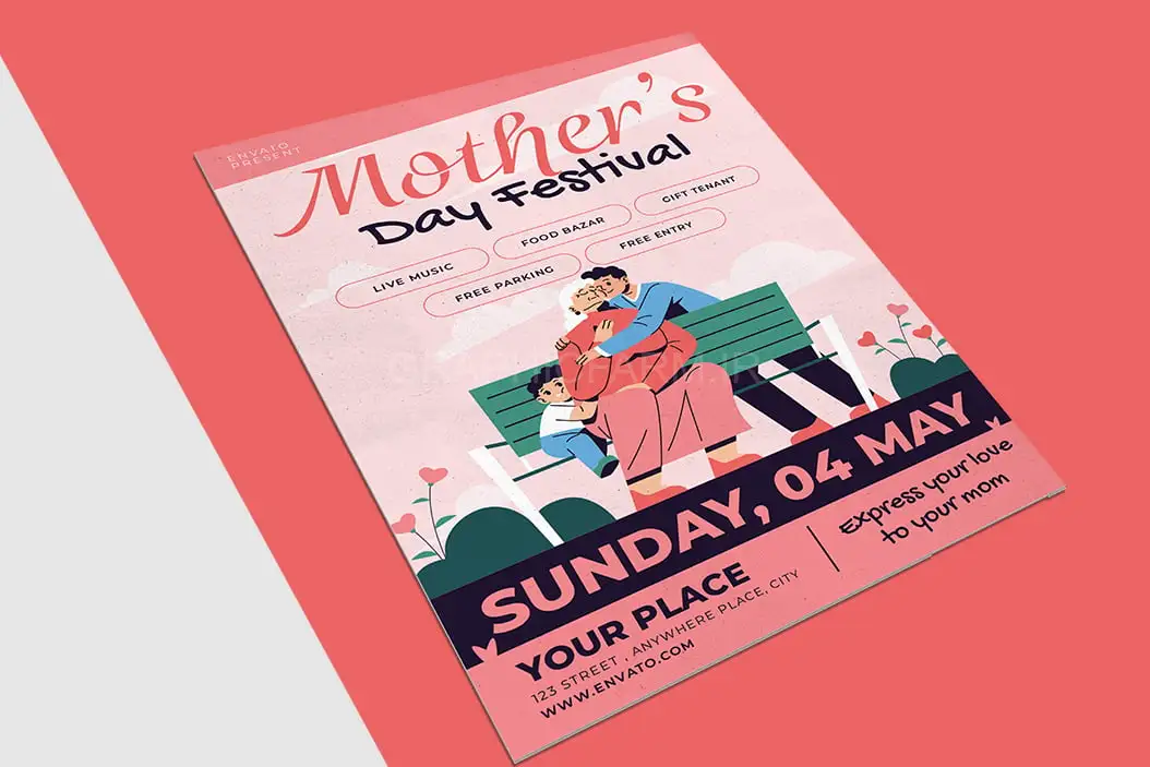 Mother Day Festival Flyer