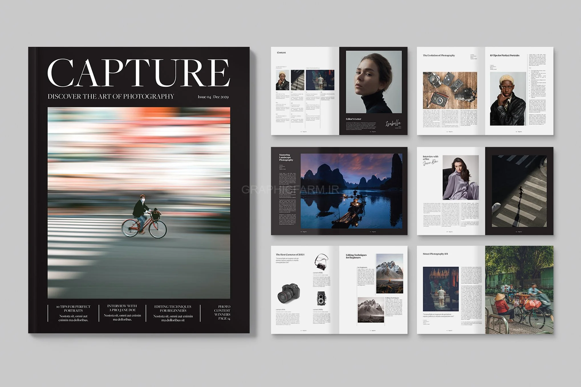 Photography Magazine Template
