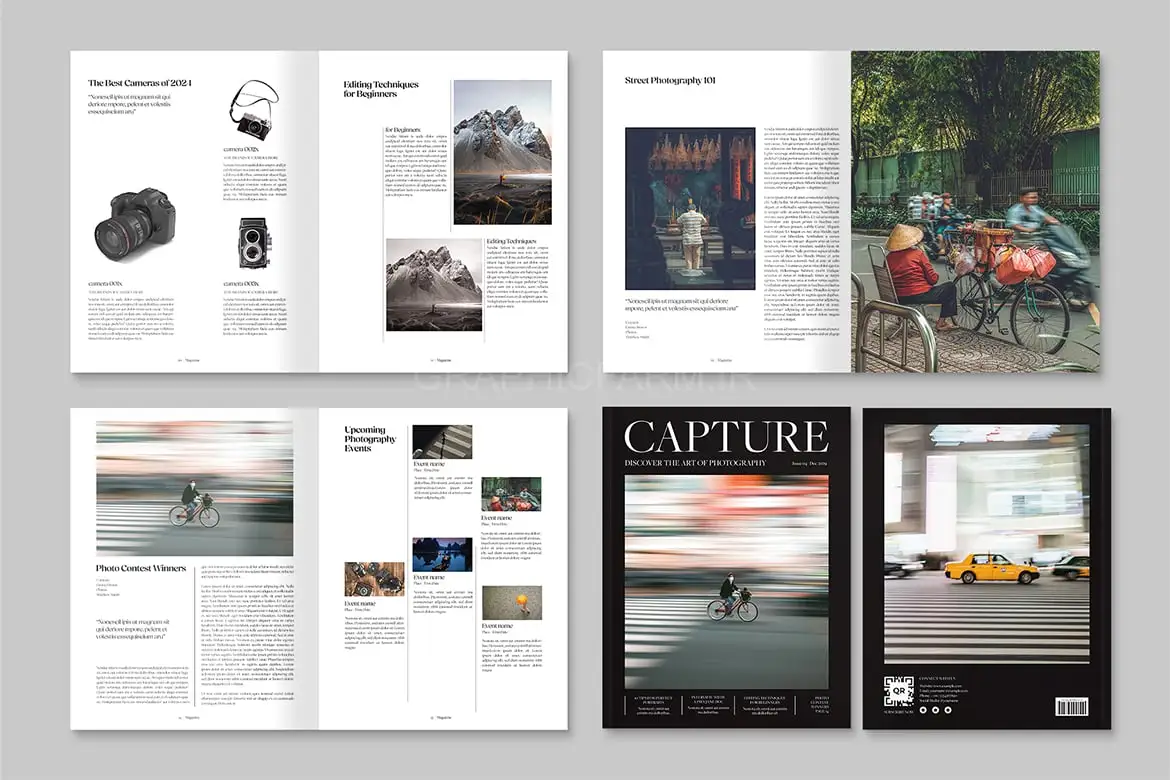Photography Magazine Template