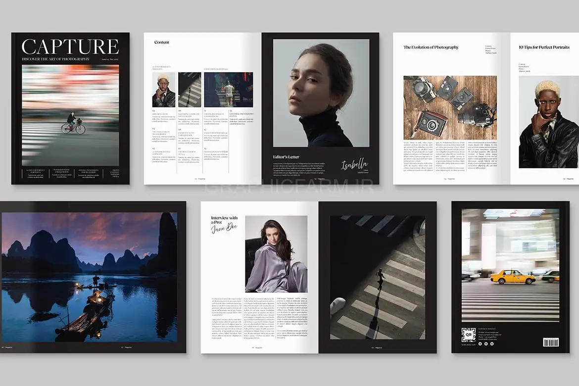 Photography Magazine Template