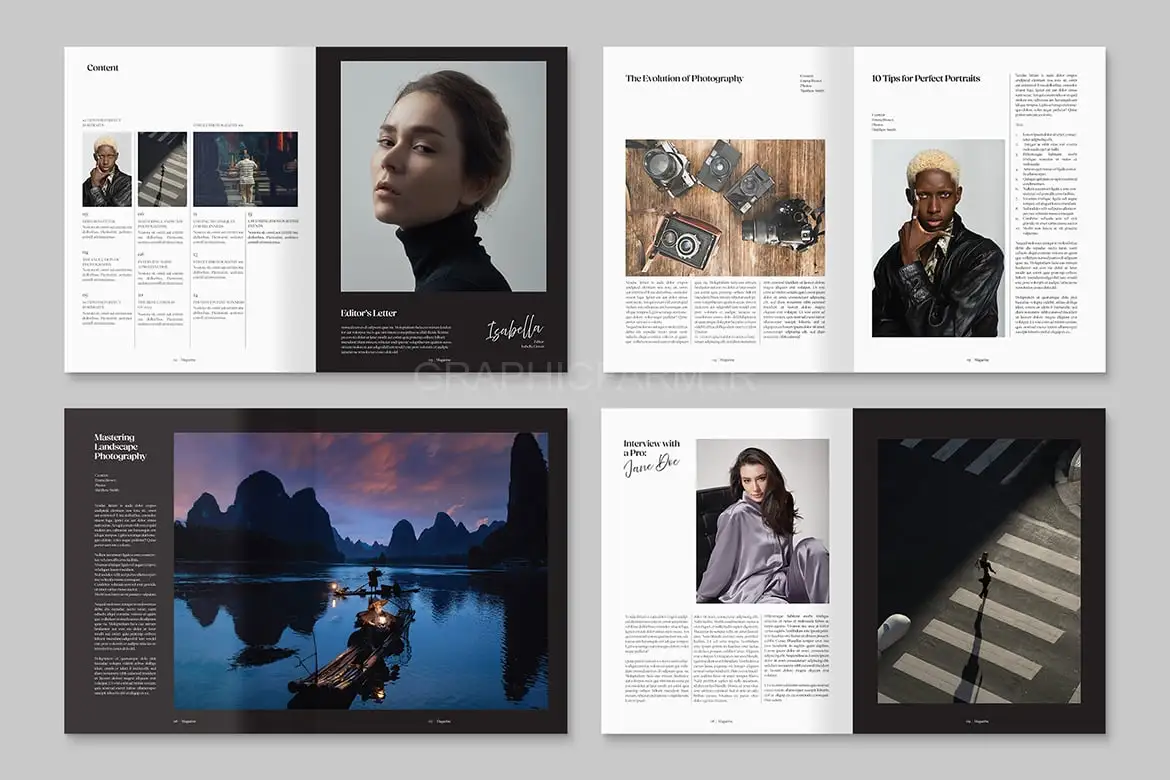 Photography Magazine Template