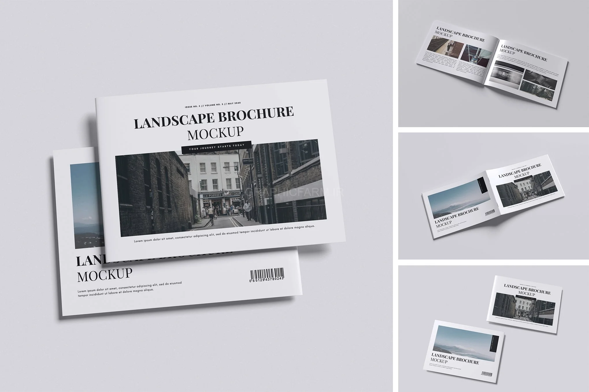 Landscape Brochure Mockup