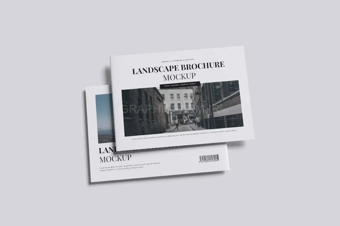 Landscape Brochure Mockup