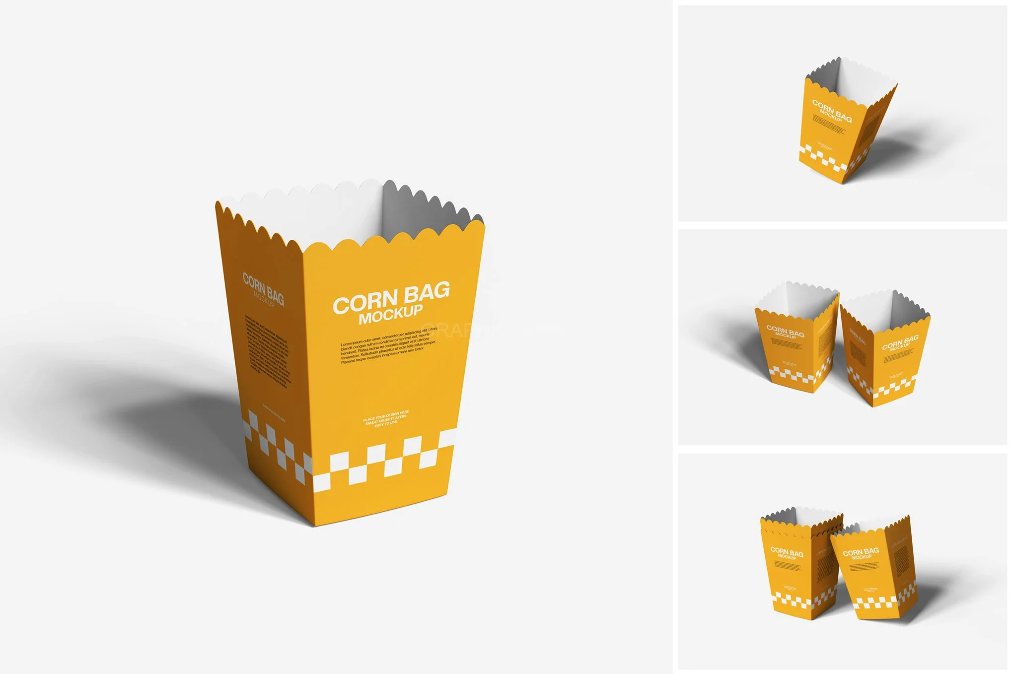 Popcorn Box Mockup