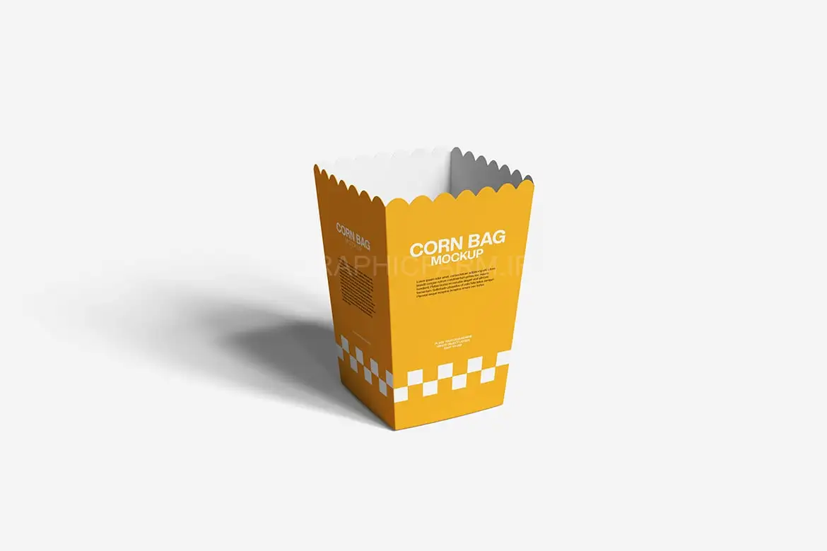 Popcorn Box Mockup