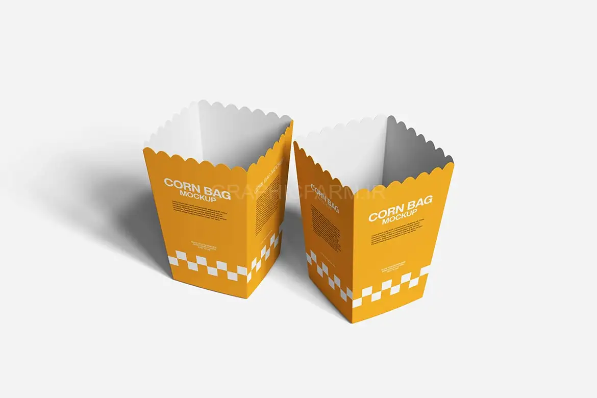 Popcorn Box Mockup