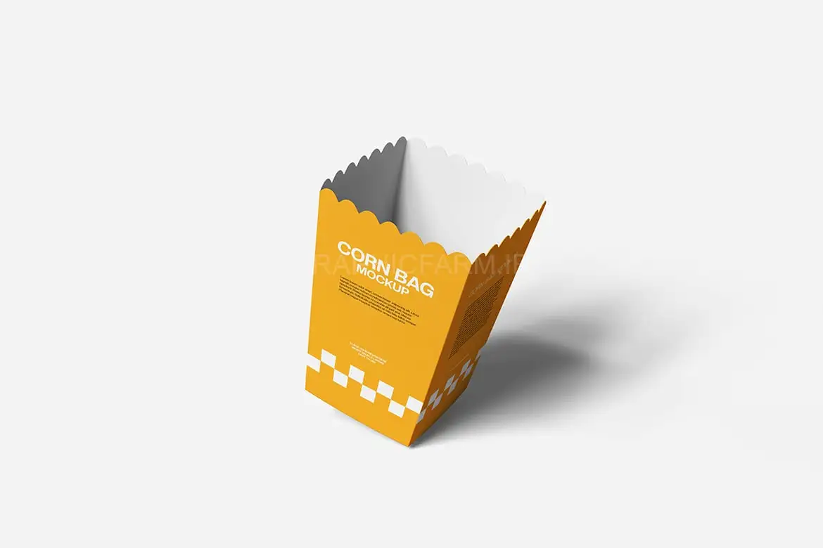 Popcorn Box Mockup