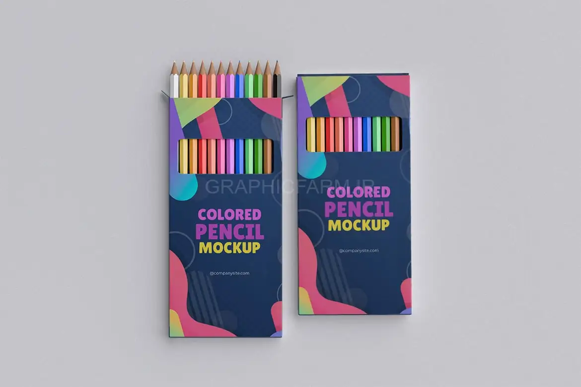 Colored Pencil Mockup