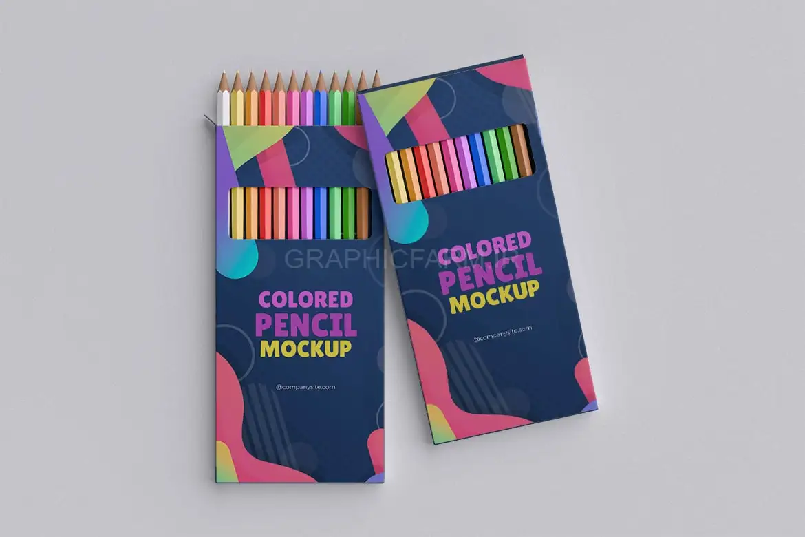 Colored Pencil Mockup