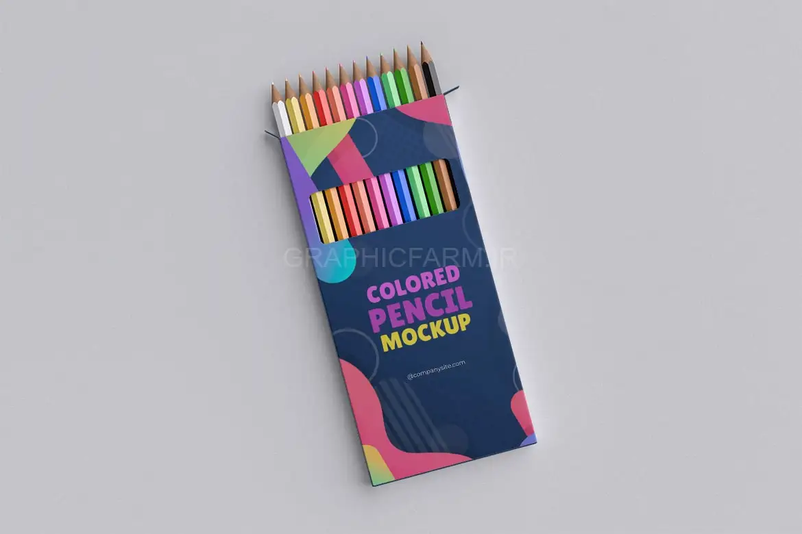 Colored Pencil Mockup