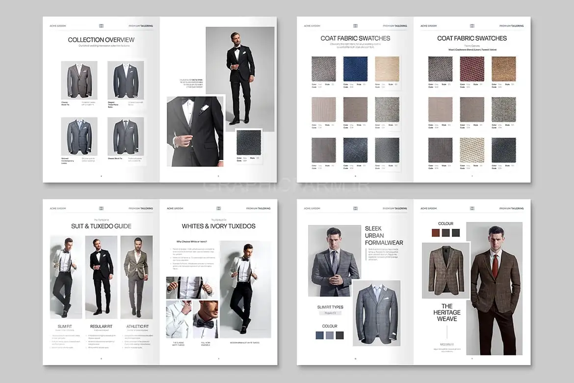 Menswear Catalog Template