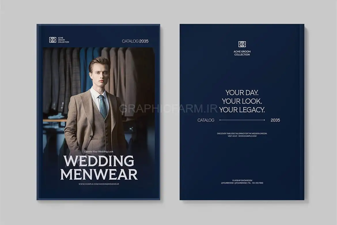 Menswear Catalog Template