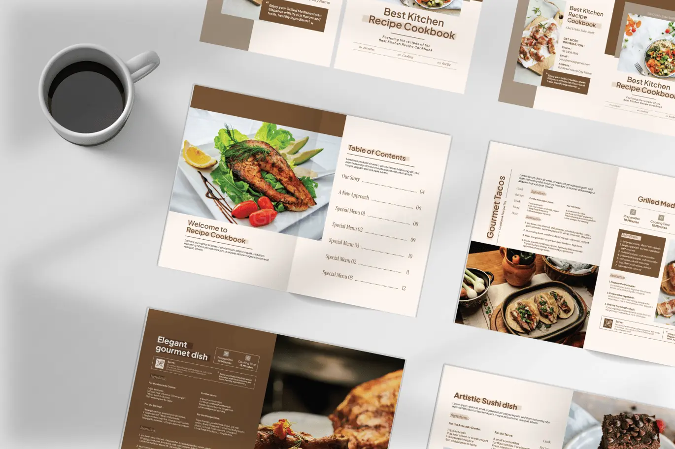 Recipes Cook Book Template