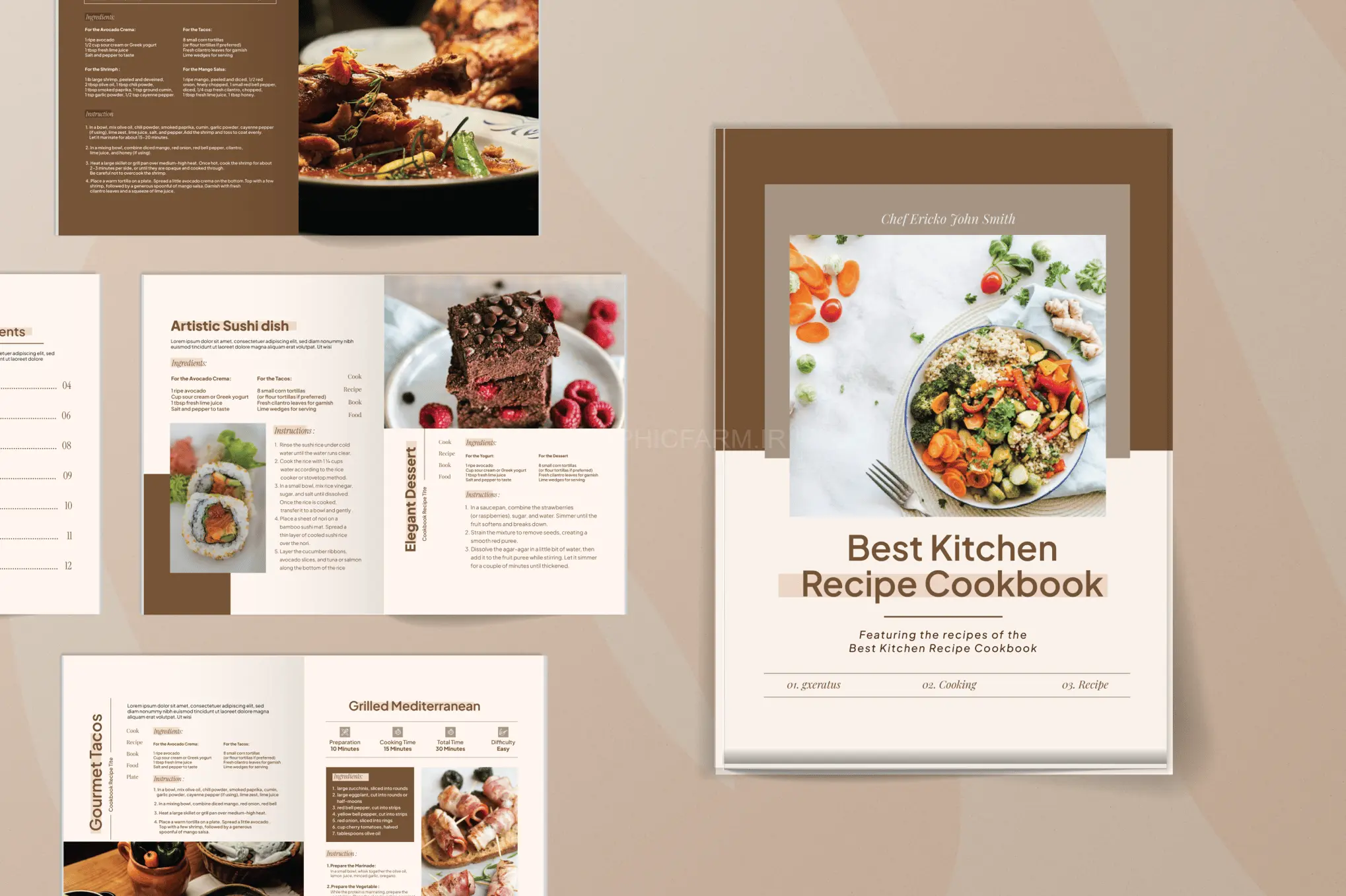 Recipes Cook Book Template