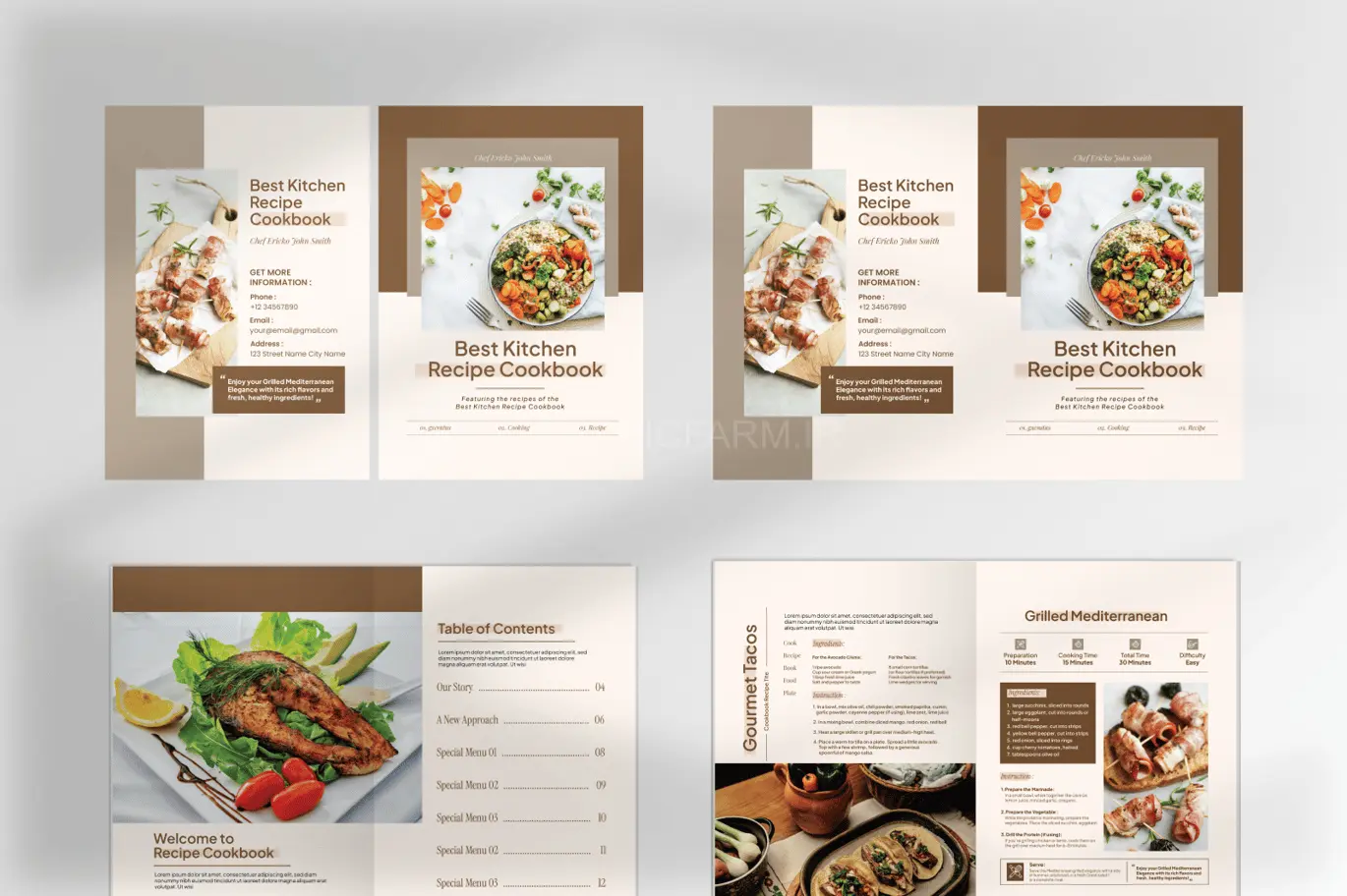 Recipes Cook Book Template