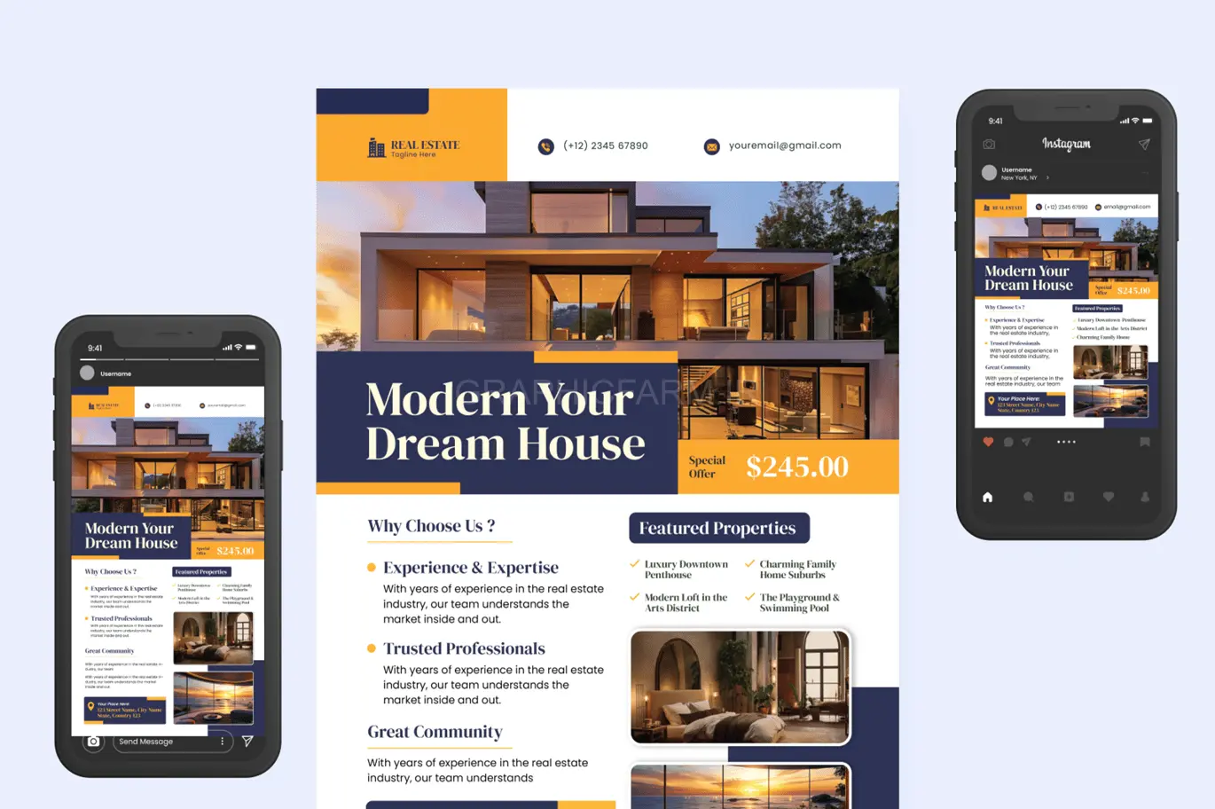 Real Estate Flyer Set