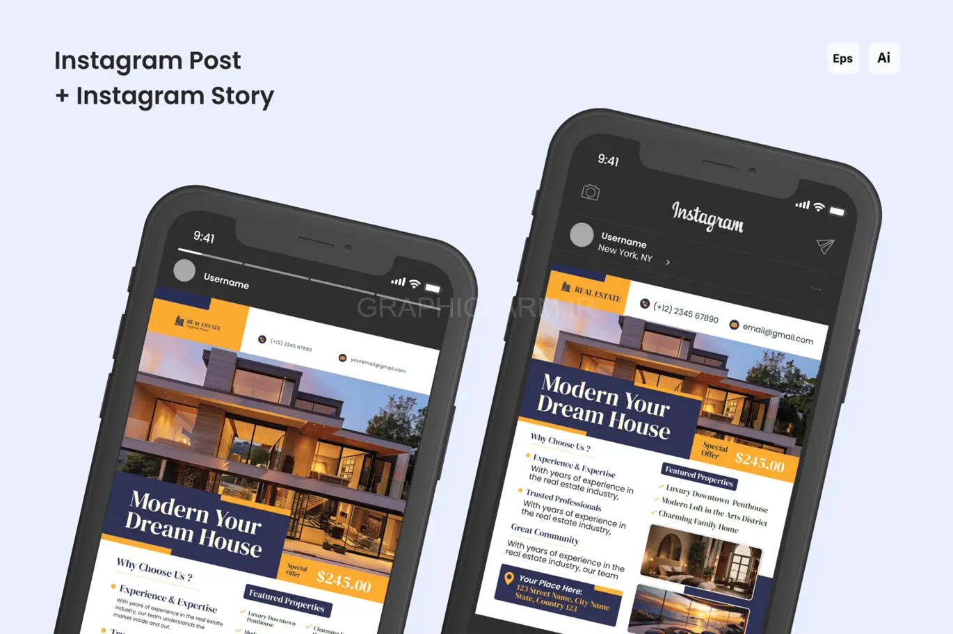 Real Estate Flyer Set