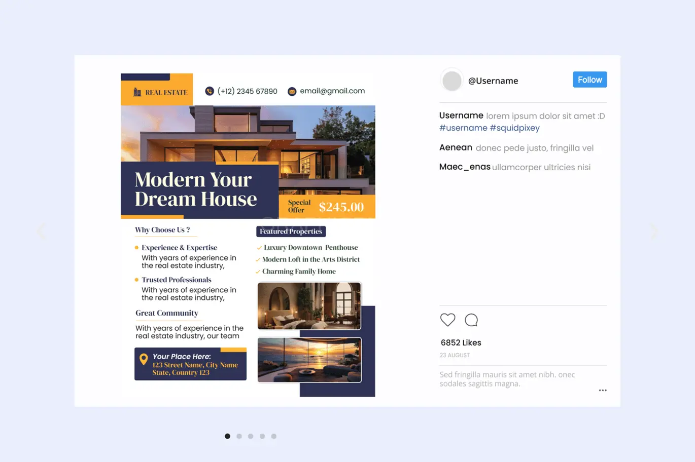 Real Estate Flyer Set