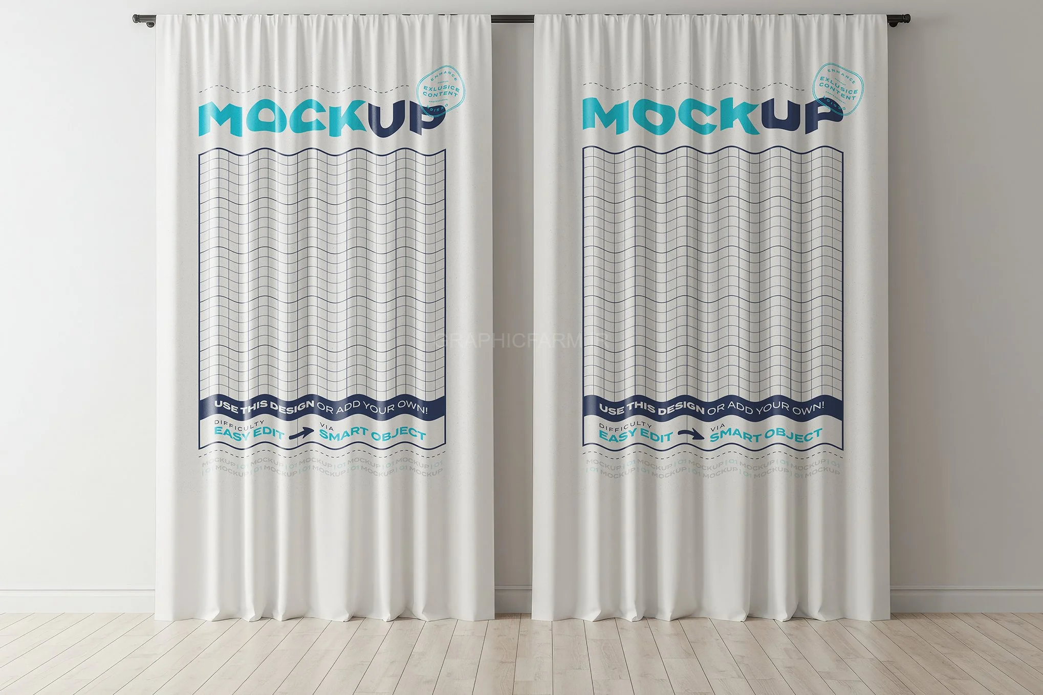 Curtains Mockup