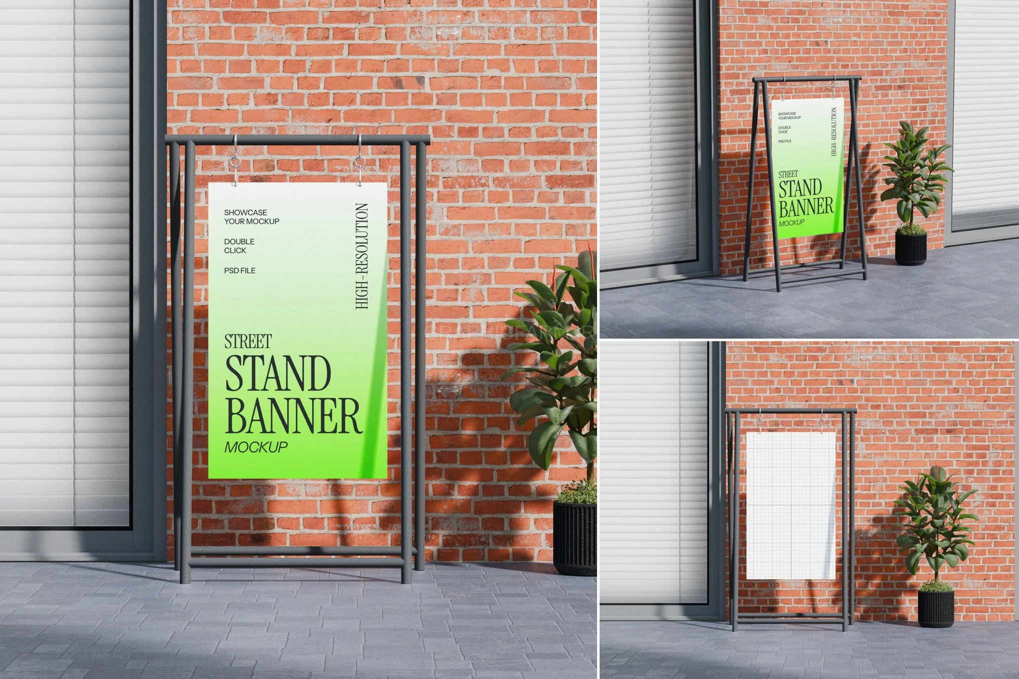 Sign Board Mockup