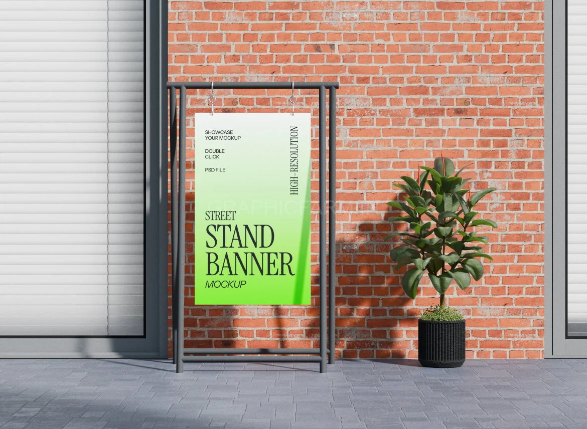 Sign Board Mockup