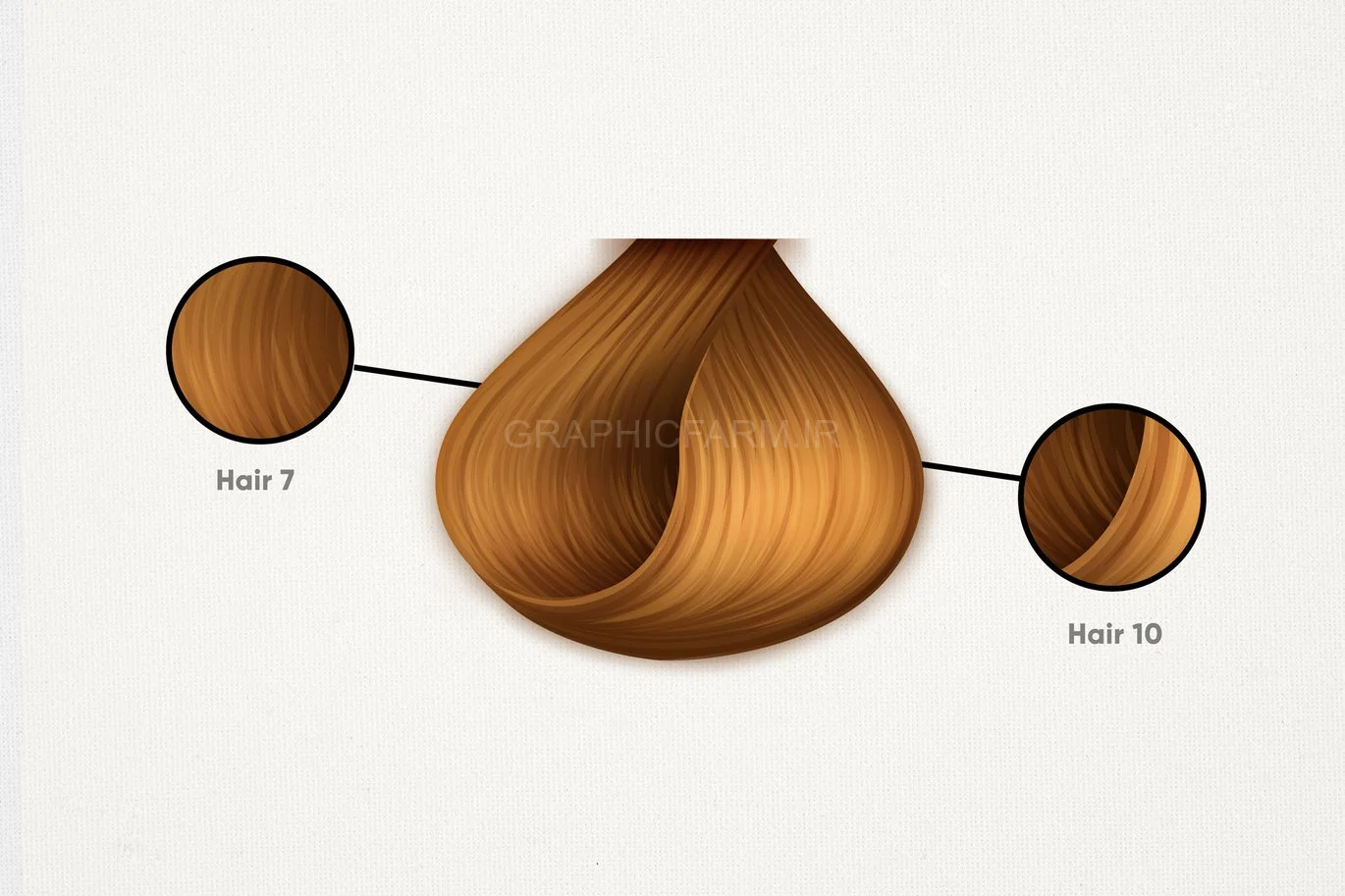 10 Hair Brushes Procreate