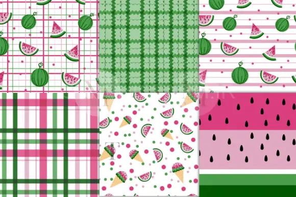 Watermelon Digital Paper